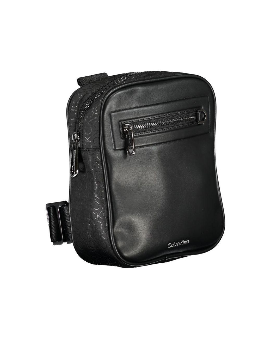 Calvin Klein Black Sleek Urban Shoulder Bag With Contrast Details for men