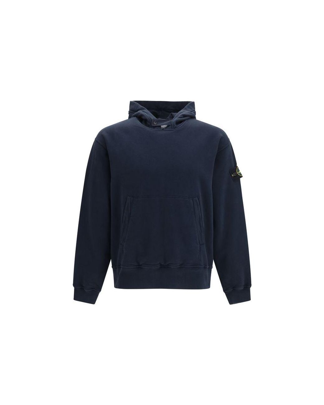 Stone Island Blue Cotton Sweatshirt for men