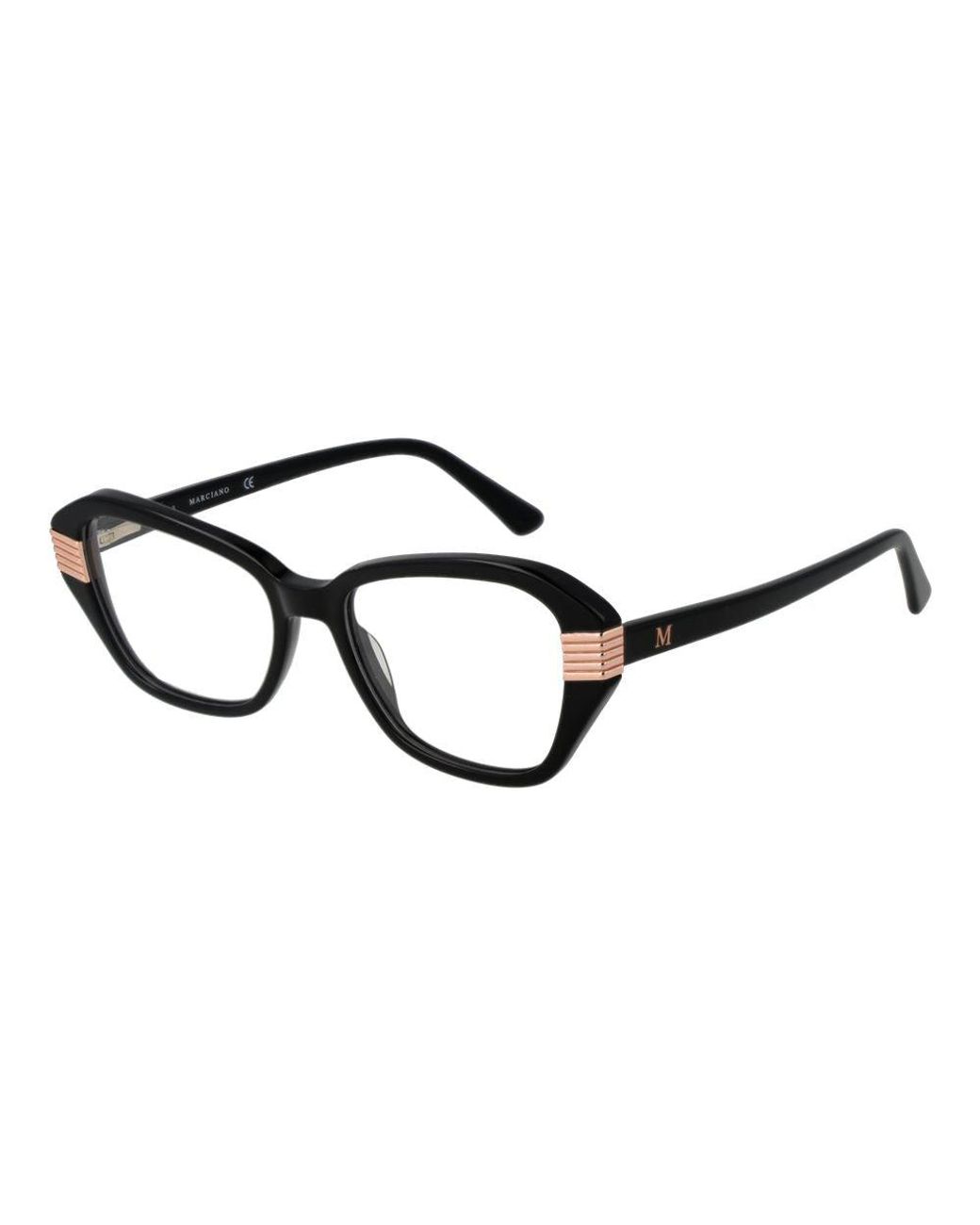 MARCIANO BY GUESS Black Acetate Glasses (frames) for men