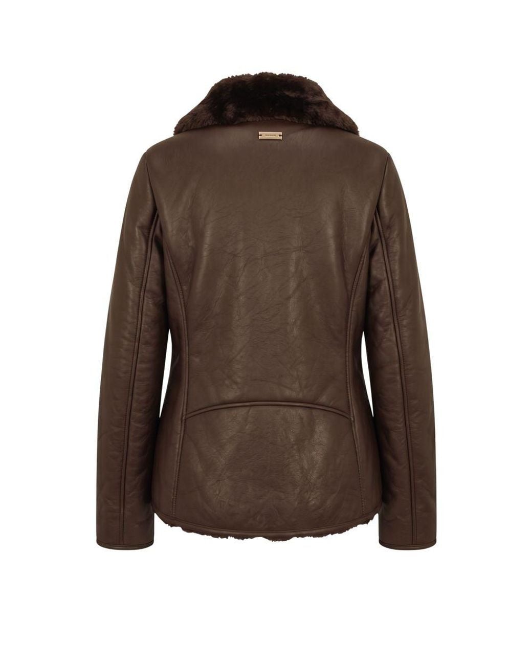 Baldinini Brown Polyester Jacket