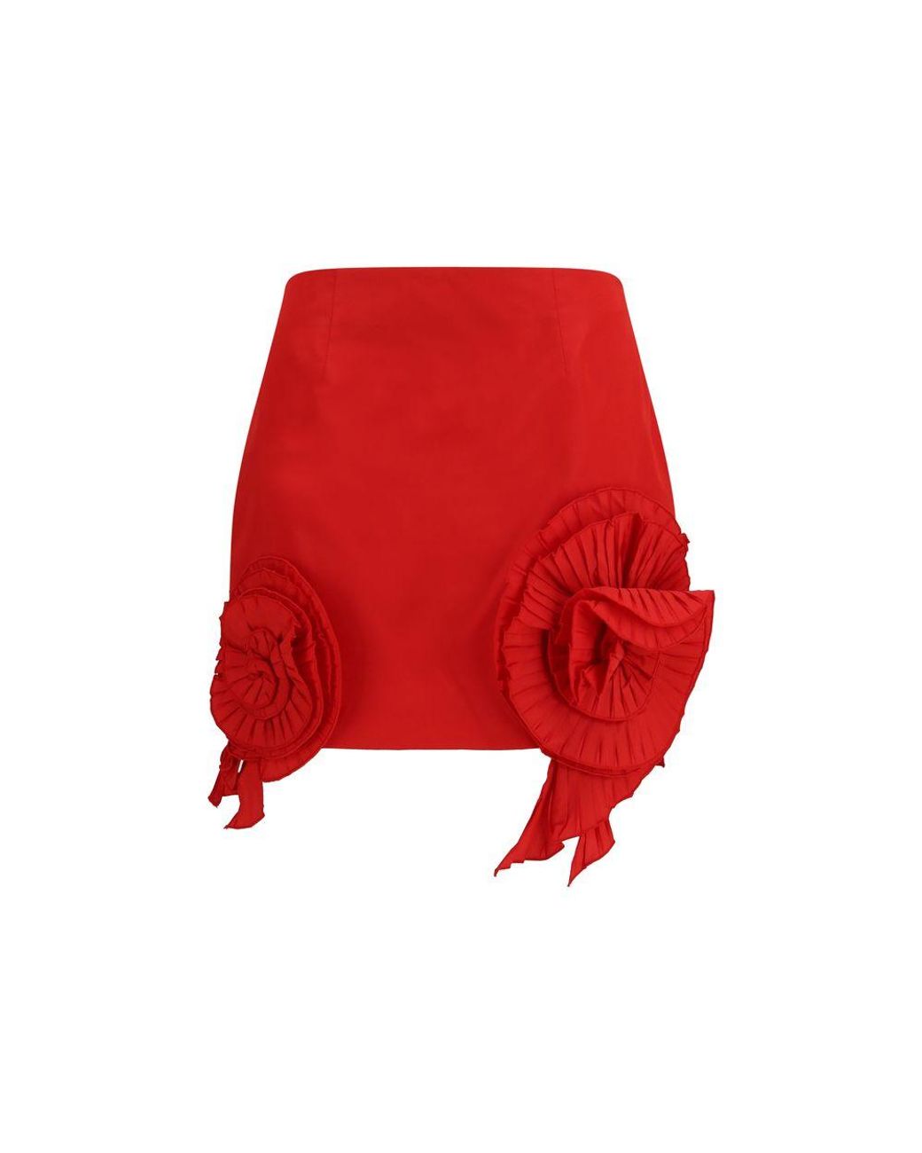 Blumarine Red Polyester Mini Skirt