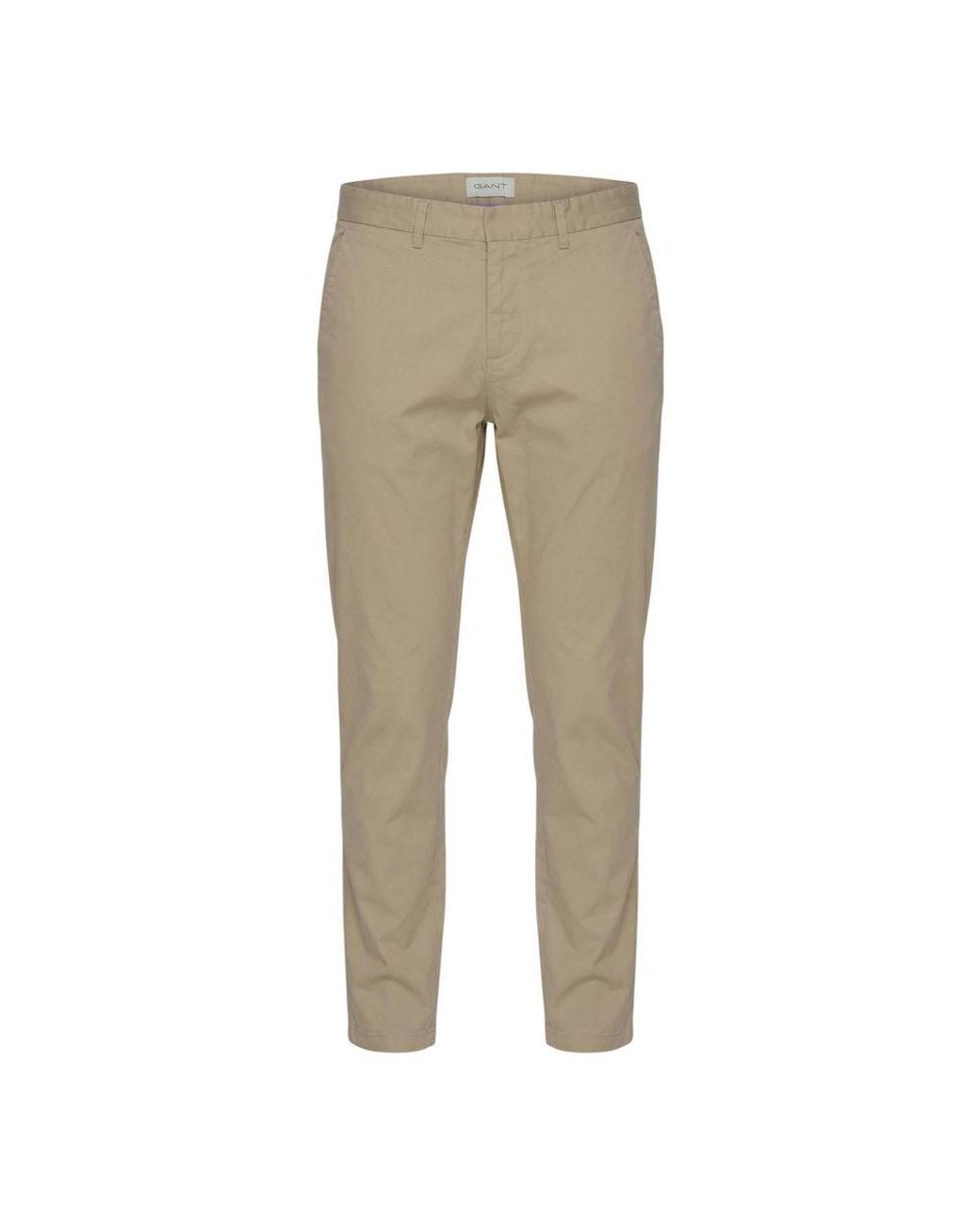 Gant Natural Beige Cotton Skinny Pants for men
