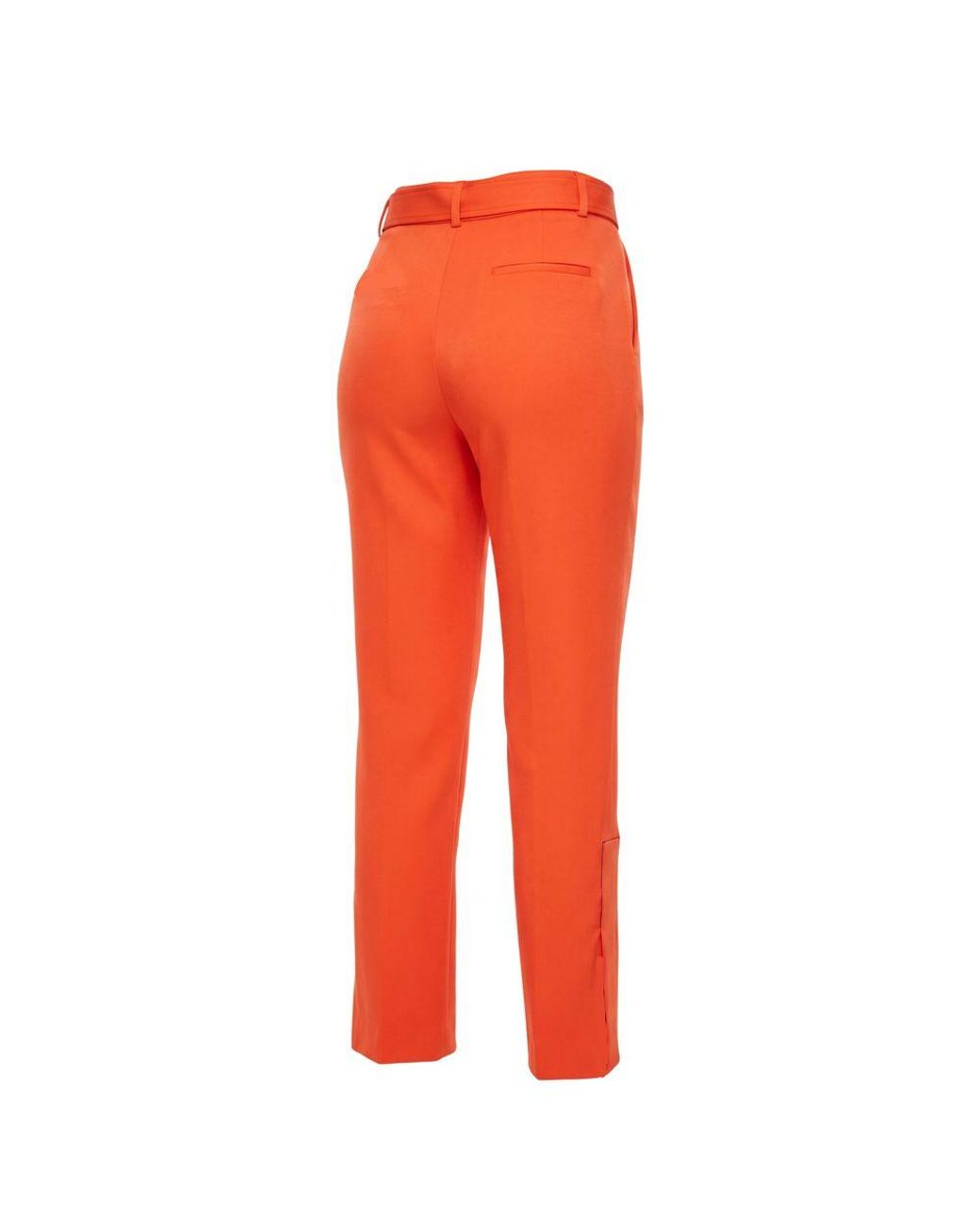Trussardi Red Orange Viscose Pants