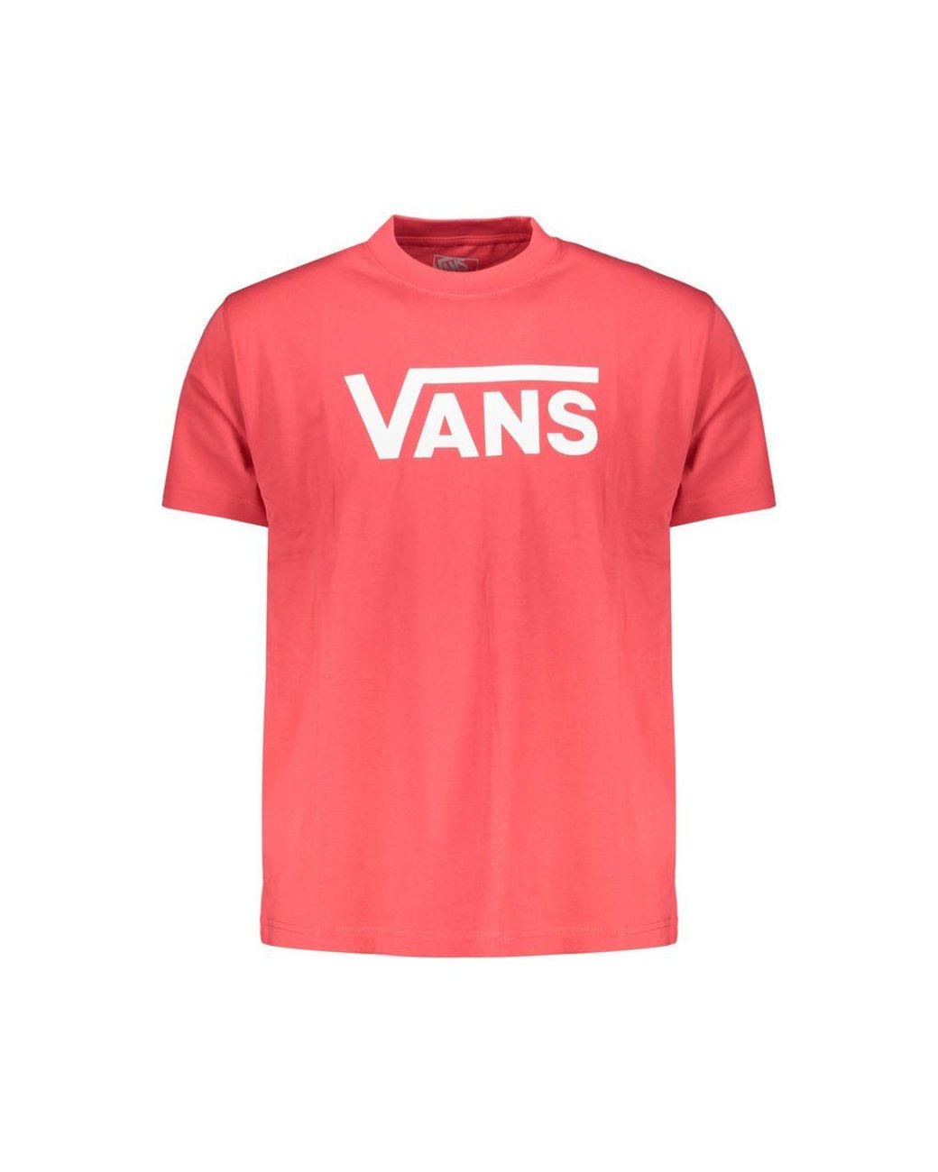 Vans Pink Rosso Cotton Men T for men