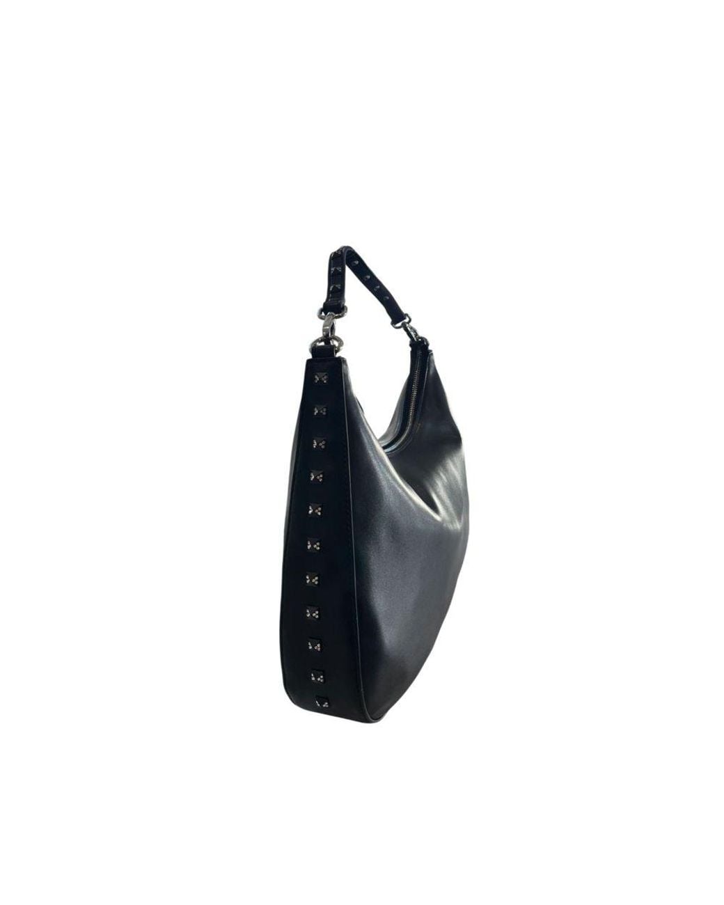 Twinset Blue Black Pu Shoulder Bag