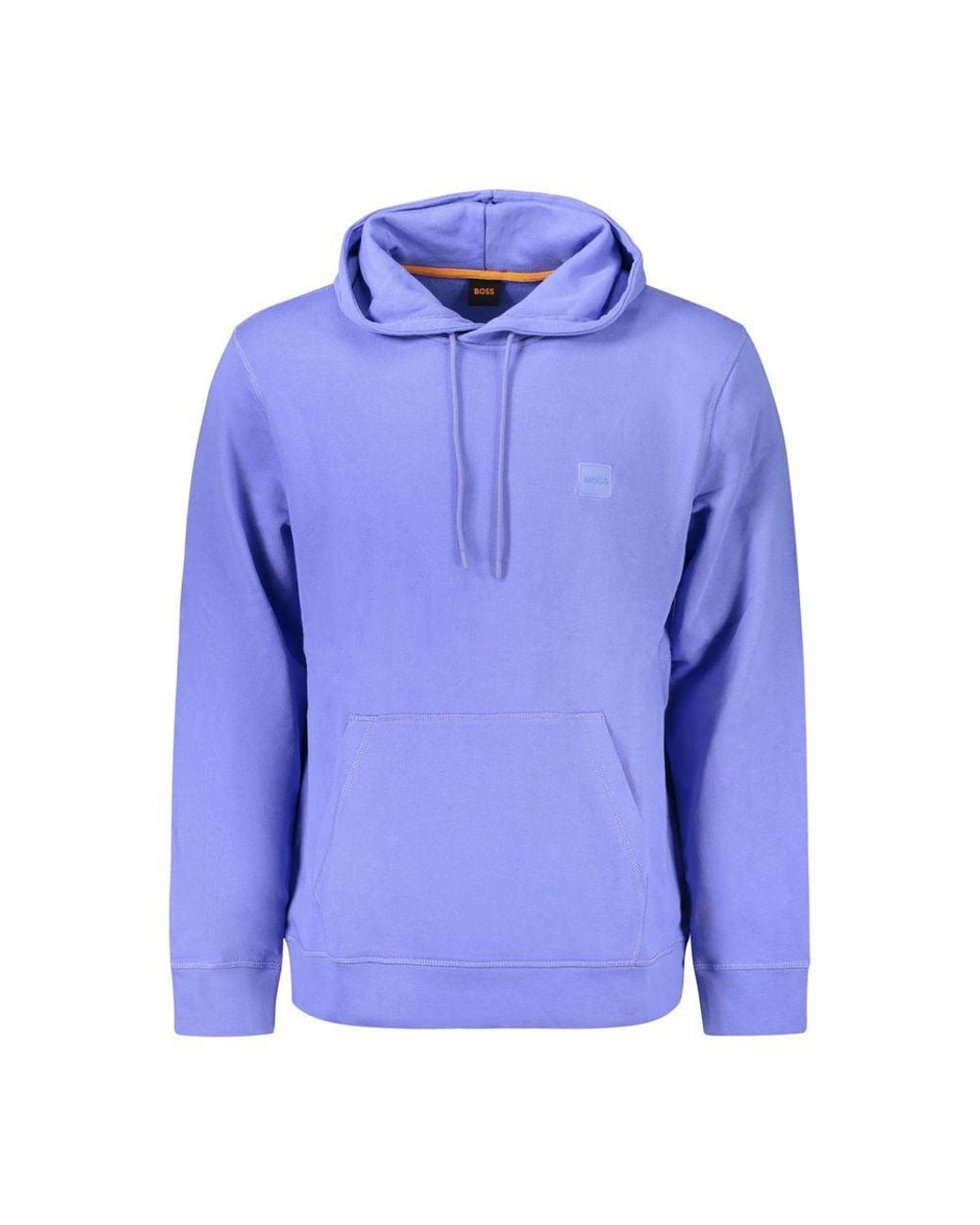 Boss Blue Cotton Men Sweater for men