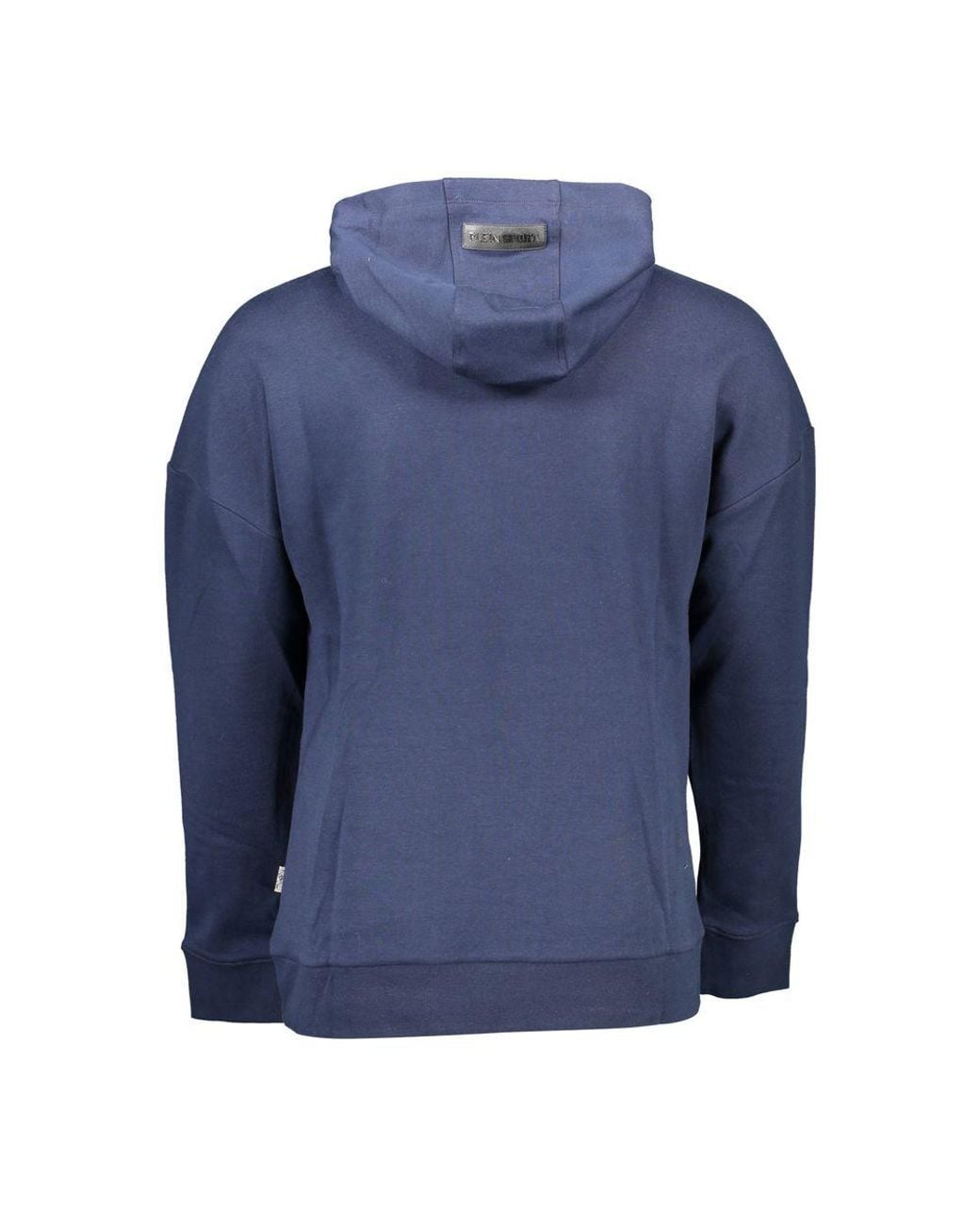 Philipp Plein Blue Cotton Hoodie for men