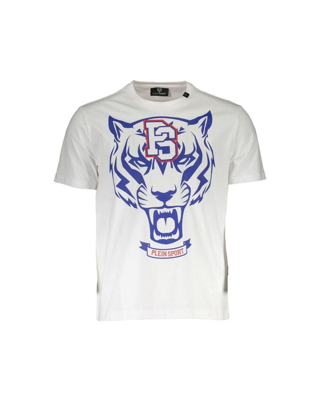 Philipp Plein Blue Cotton T-Shirt for men