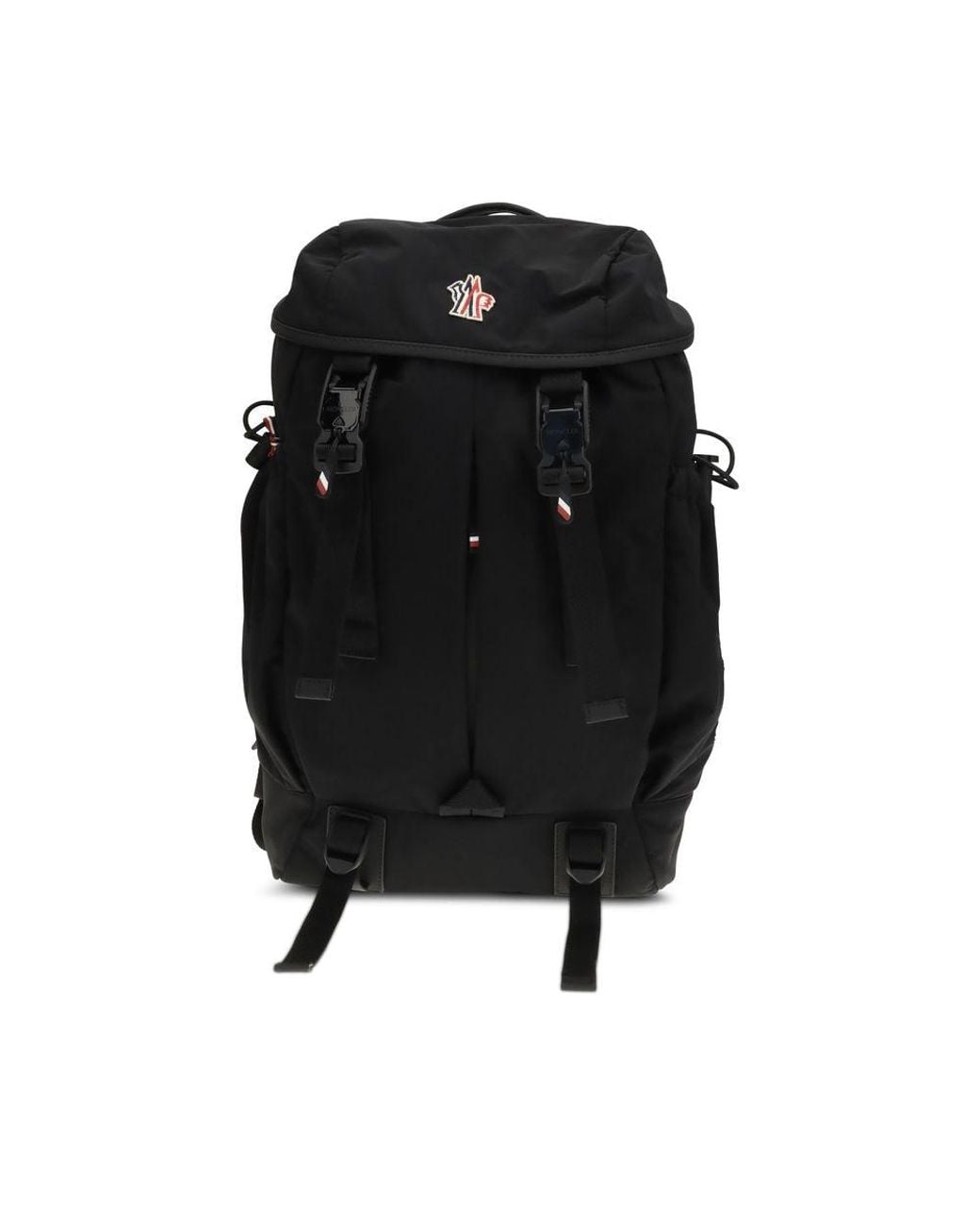Moncler Black Polyamide Backpack for men