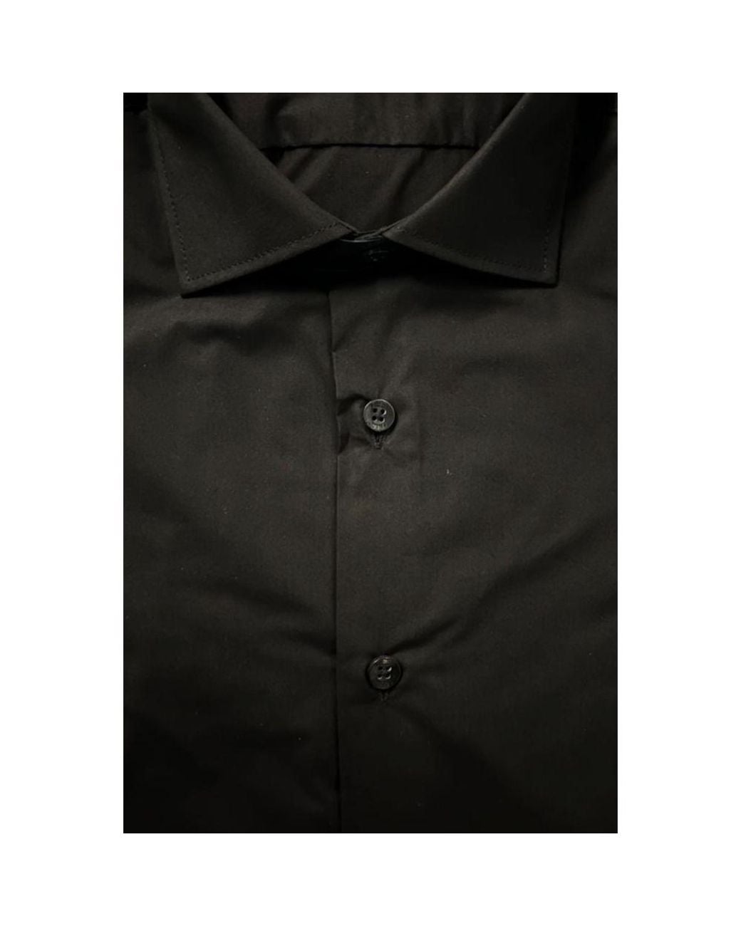Baldinini Black Cotton Men's Shirt for men