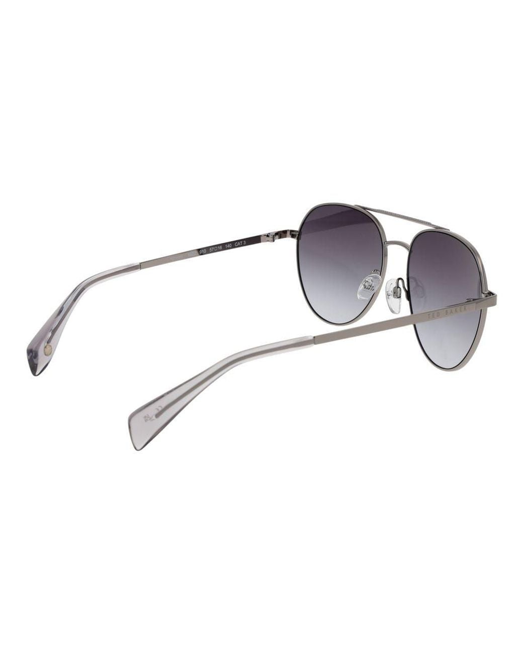 Ted Baker Gray Metal Sunglasses for men