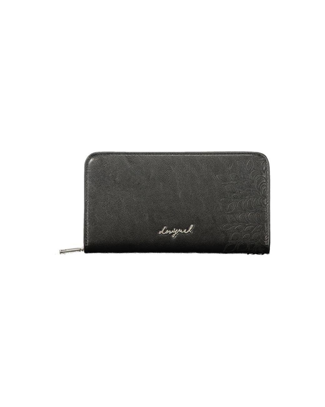 Desigual Black Nero Poliuretano Woman Wallet