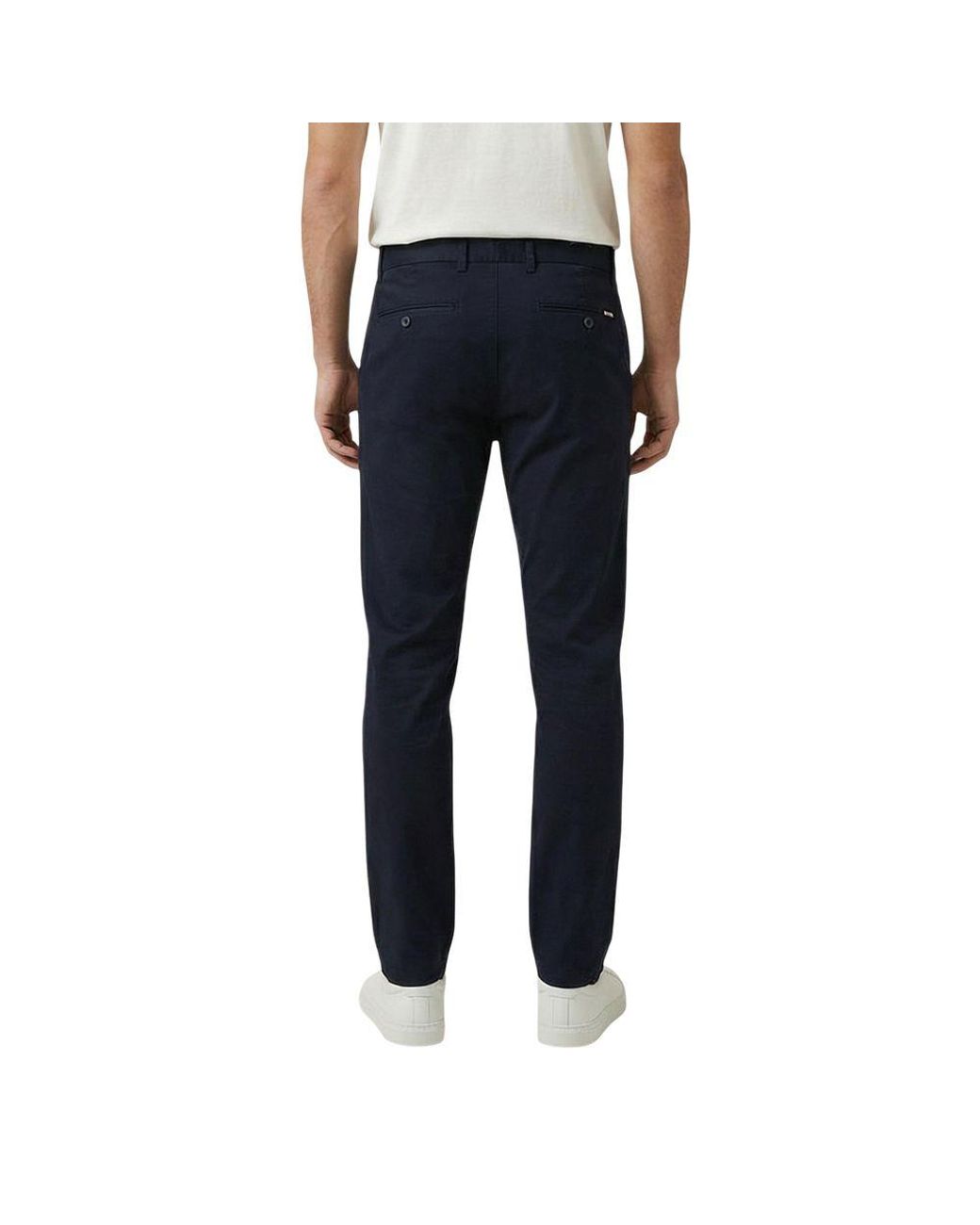 Gant Blue Cotton Skinny Pants for men