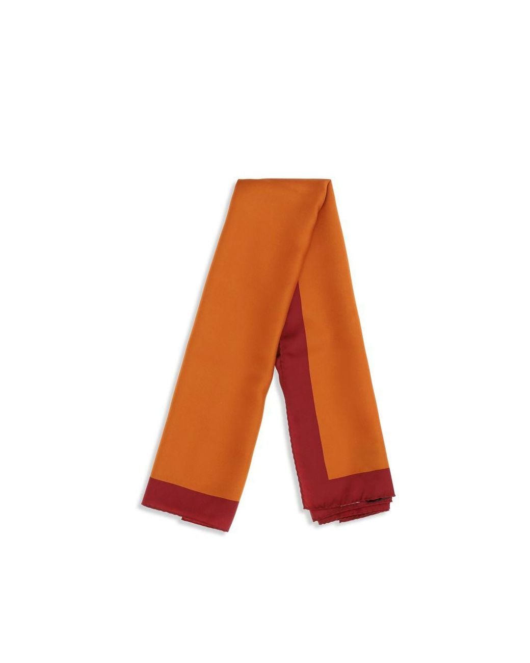 Saint Laurent Orange Silk Foulard