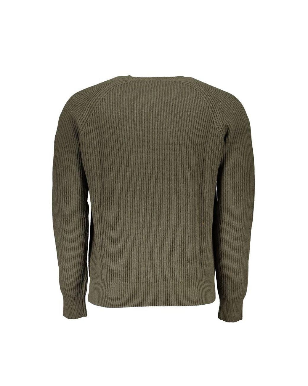 North Sails Green Verde Cotton Men Sweater for men
