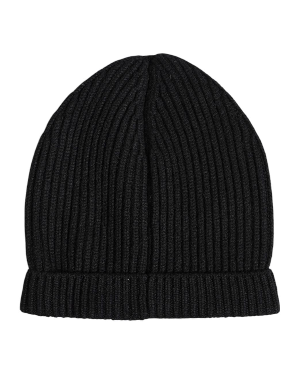 Dolce & Gabbana Black Cashmere Knitted Winter Beanie Hat for men