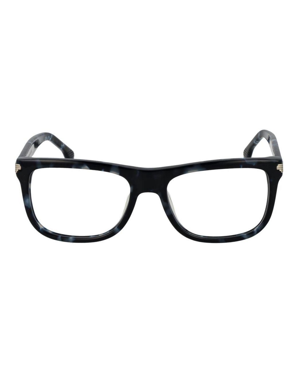 Lozza Black Blue Cellulose Acetate Glasses (frames) for men