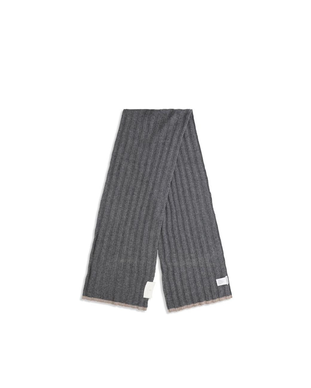 Brunello Cucinelli Gray Cashmere Scarf for men