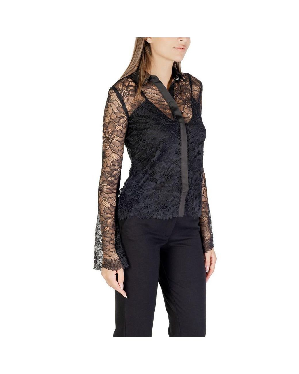 Guess Black Polyamide Blouse