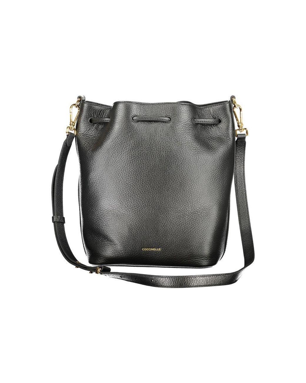 Coccinelle Gray Leather Handbag