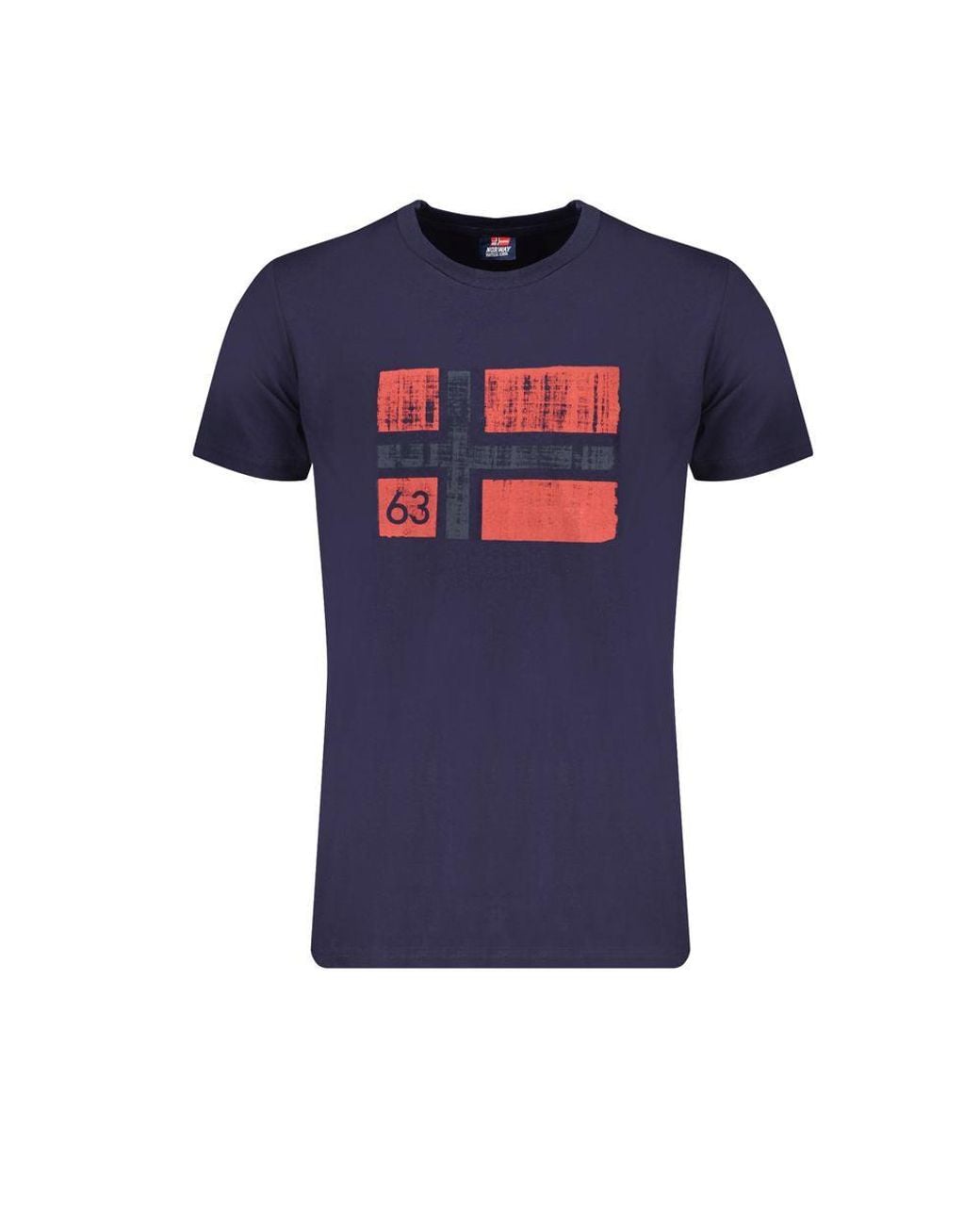 Norway 1963 Blue Cotton T-Shirt for men