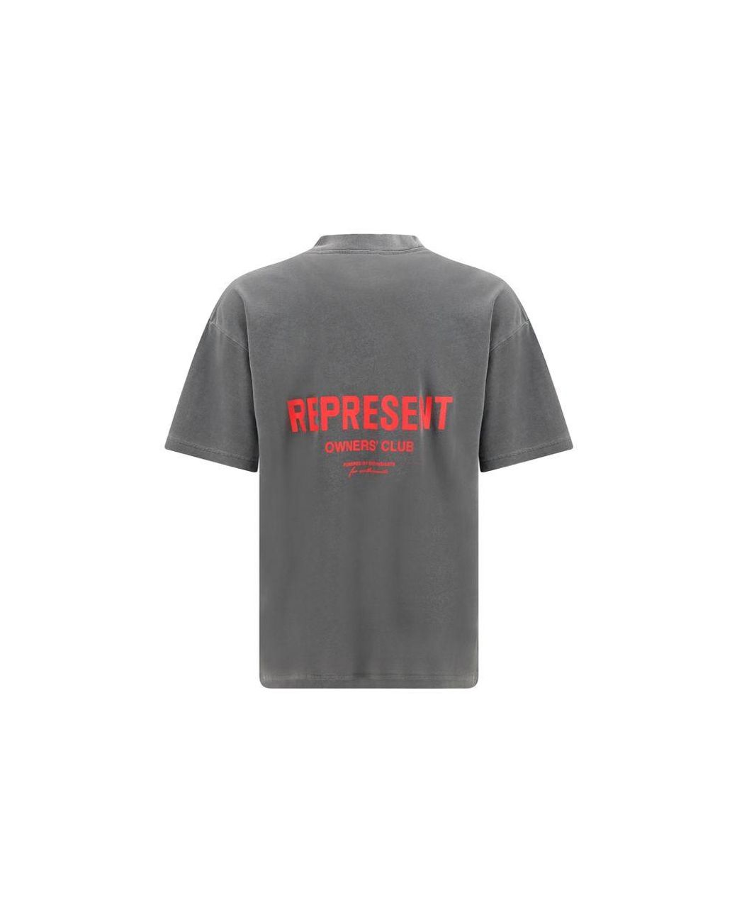 Represent Gray Cotton T for men