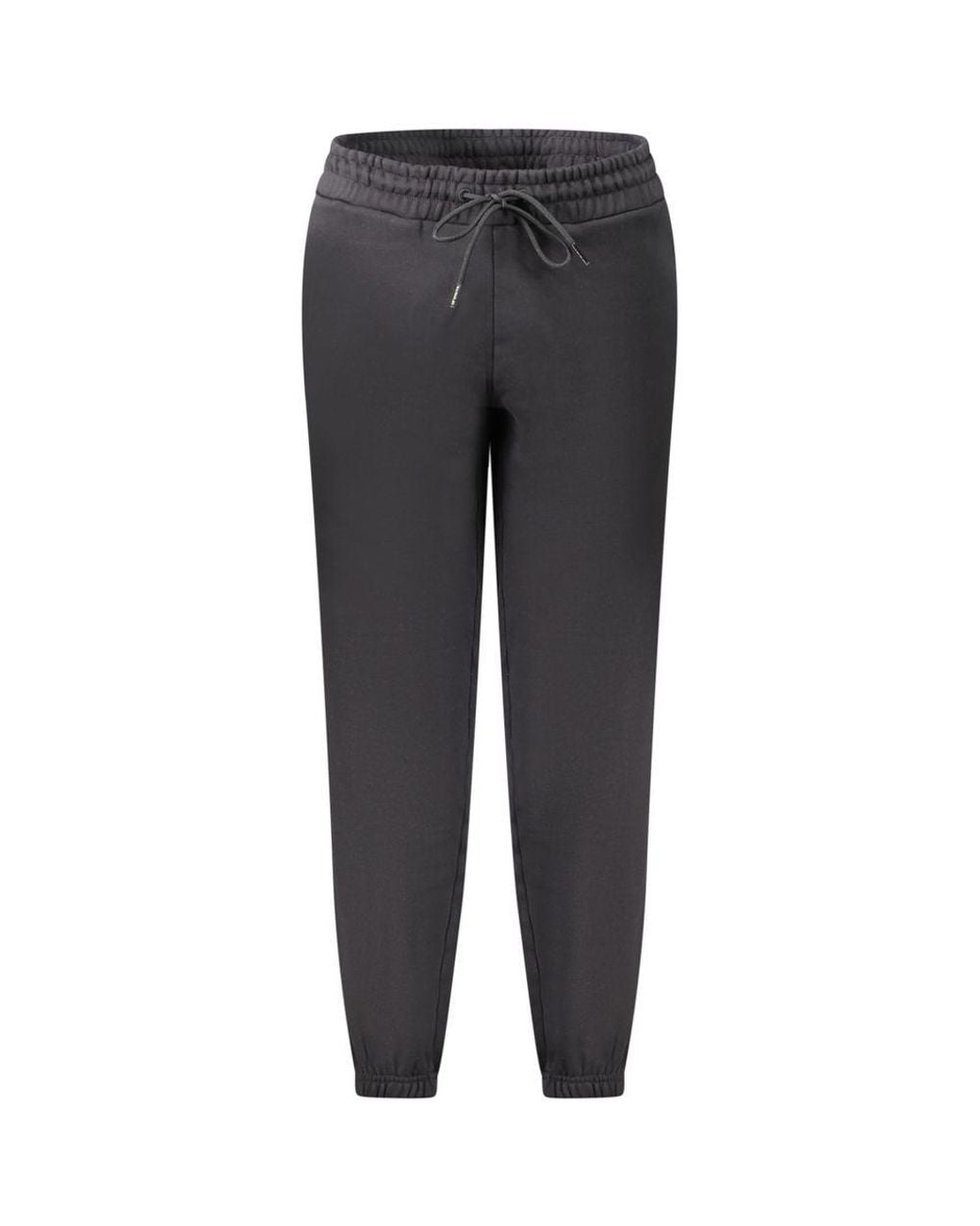 Napapijri Gray Black Cotton 's Sport Trouser