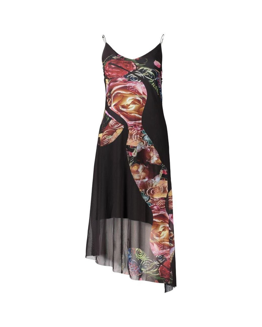Desigual Black Polyester S Dress
