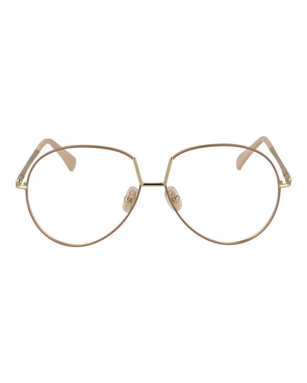 Max Mara Metallic Metal Glasses (Frames)