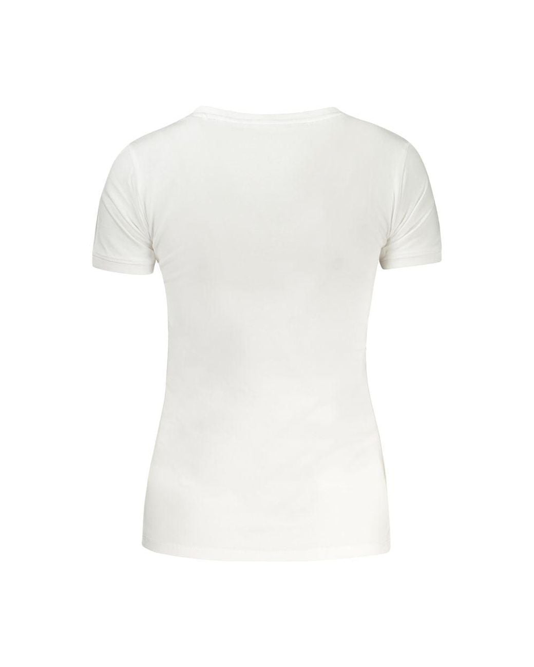 Guess White Cotton Tops & T