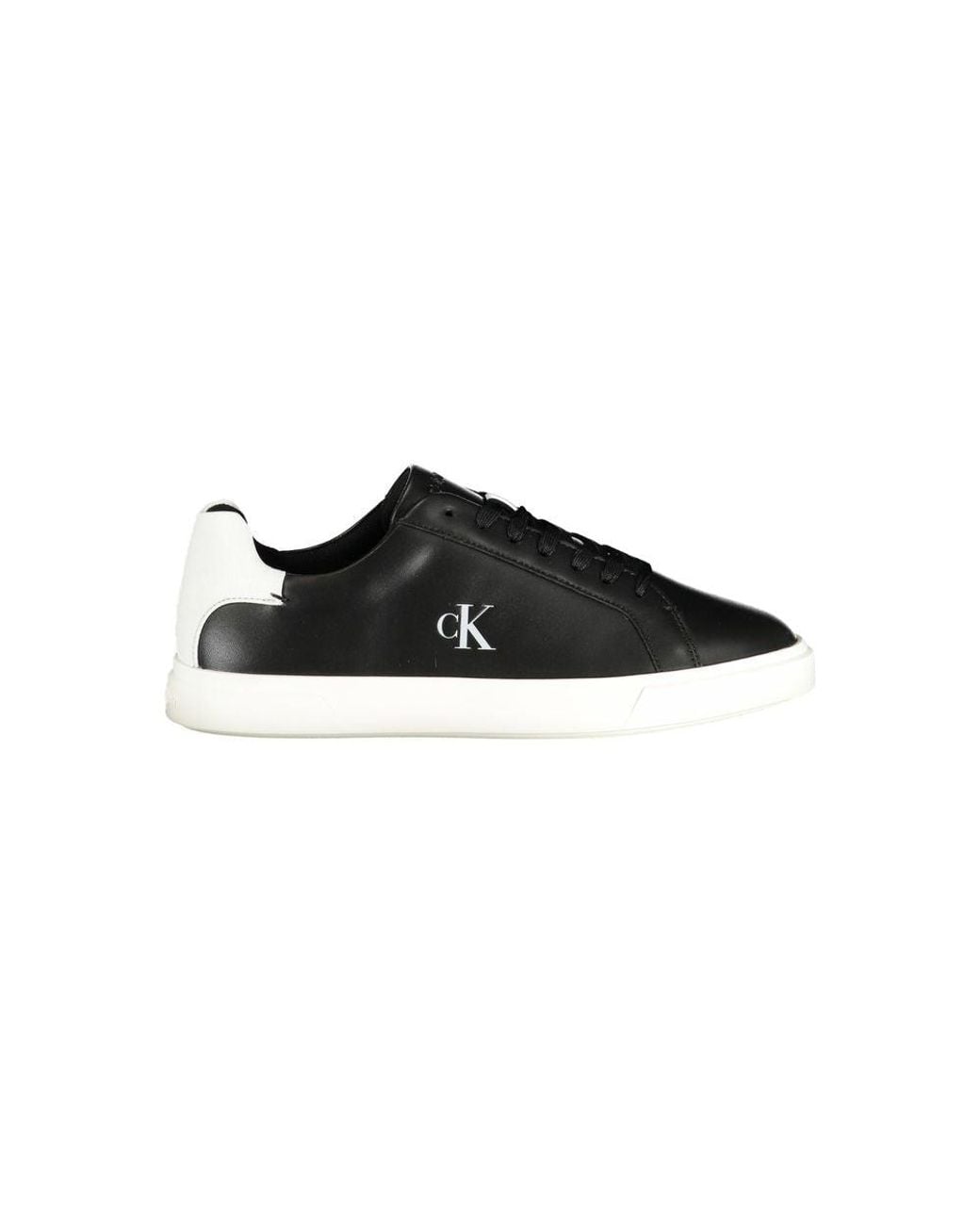 Calvin Klein Black Polyurethane Sneaker