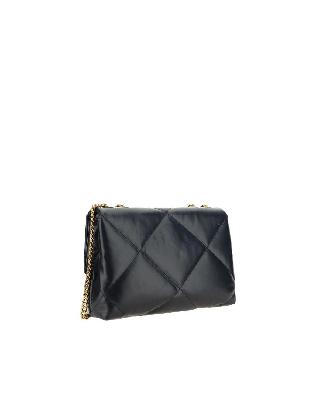 Tory Burch Black Lamb Ovis Aries Shoulder Bag