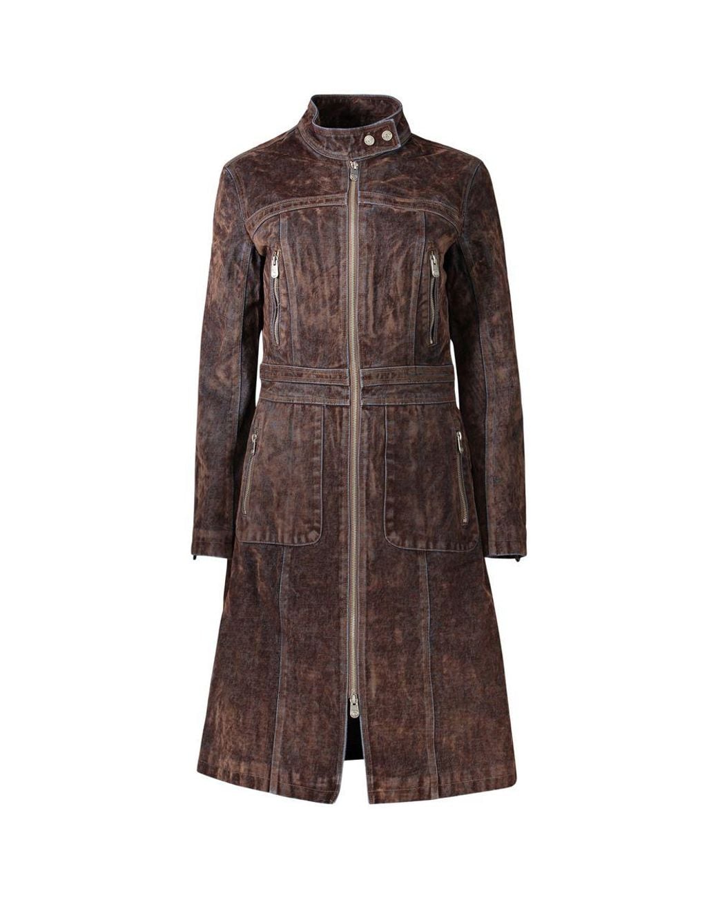 Desigual Brown Cotton Jacket