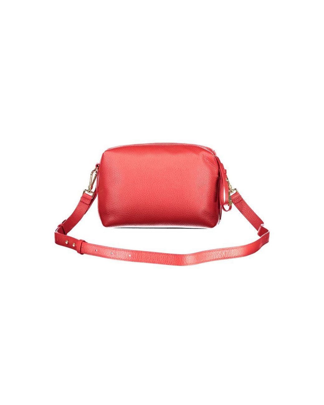 Coccinelle Red Rosso Leather Handbag