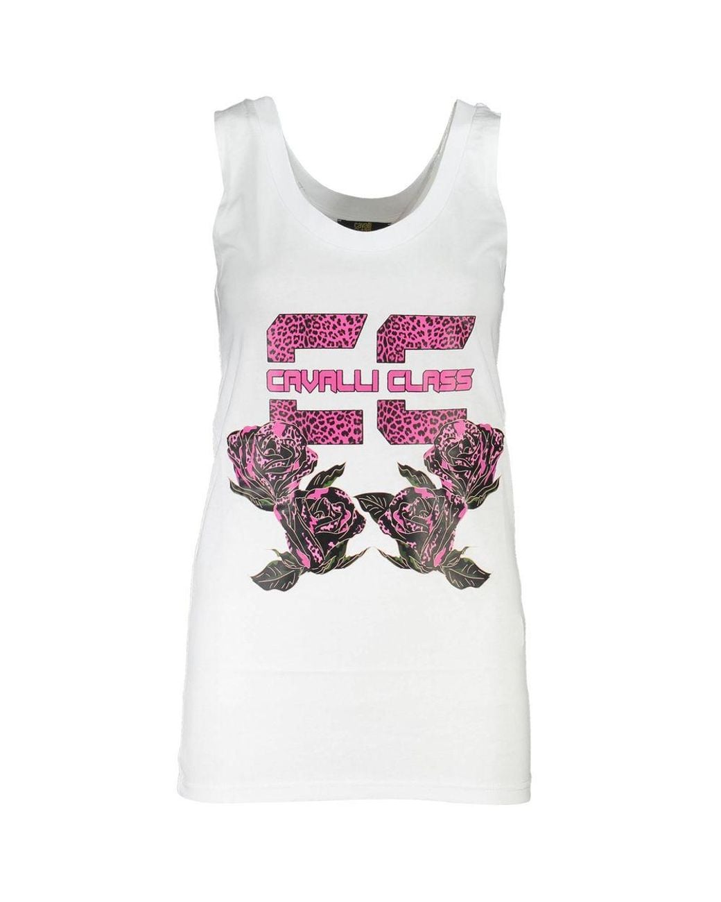 Roberto Cavalli White Bianco Cotton T for men