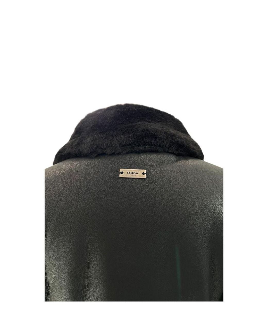 Baldinini Black Pu Jacket