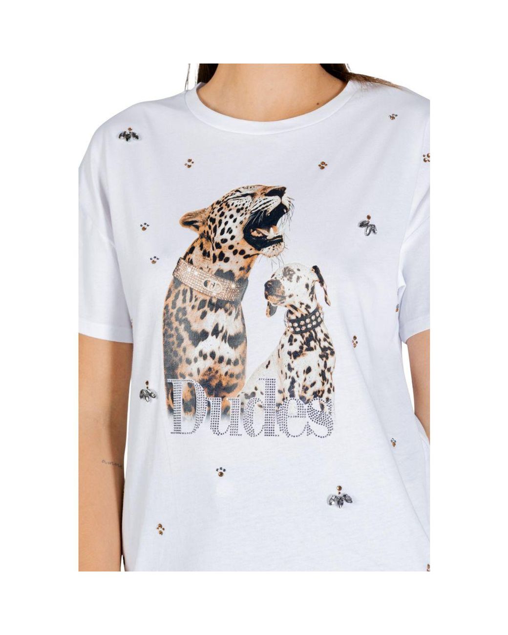 Liu Jo White Cotton T-Shirt
