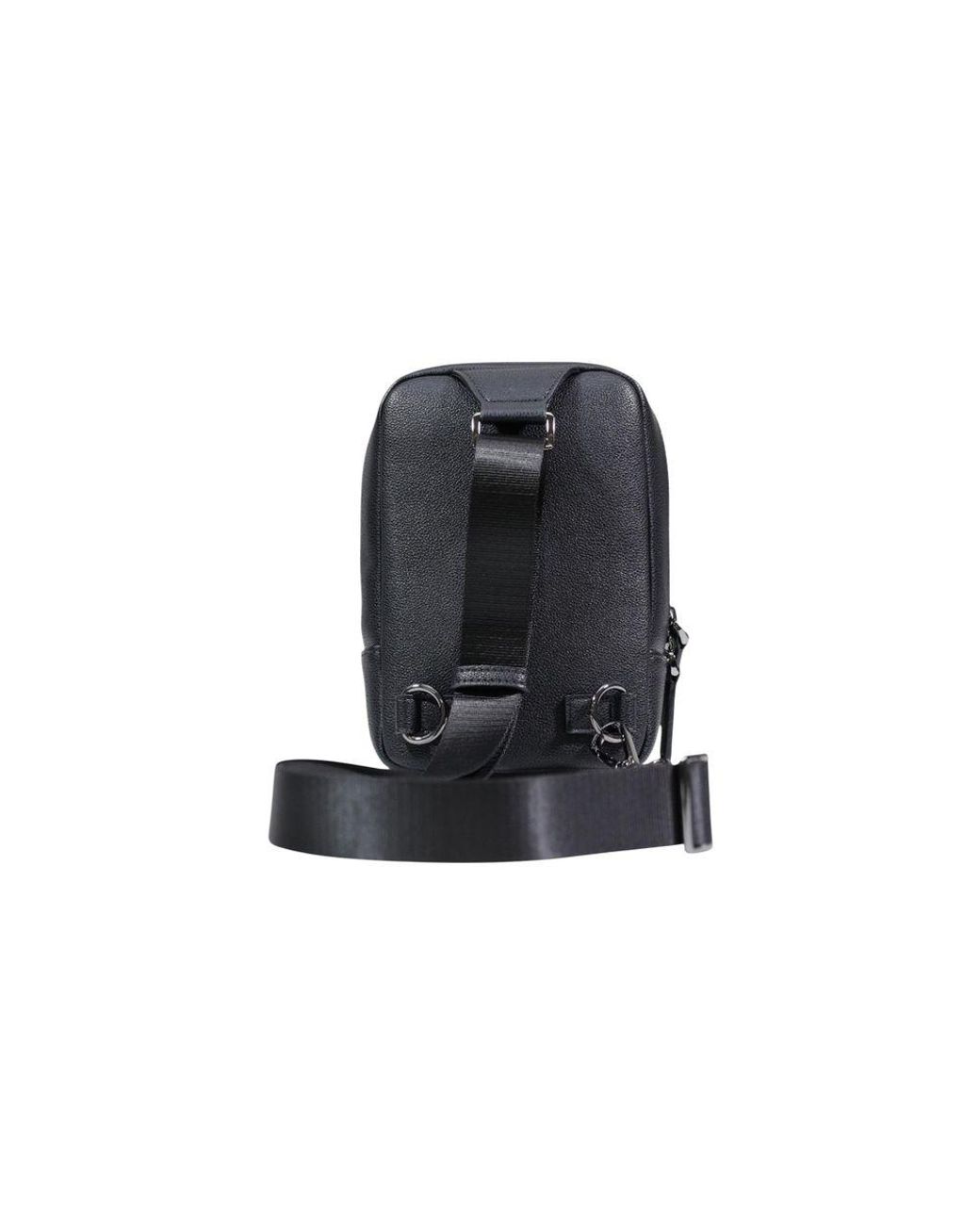 ARMANI EXCHANGE Blue Black Polyester Backpack for men