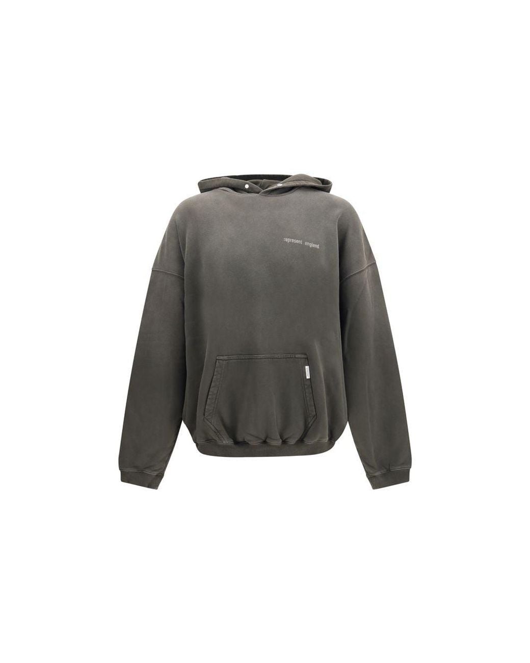 Represent Gray Cotton Sweatshirt for men