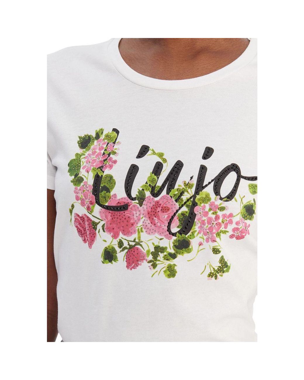 Liu Jo White Cotton T-Shirt