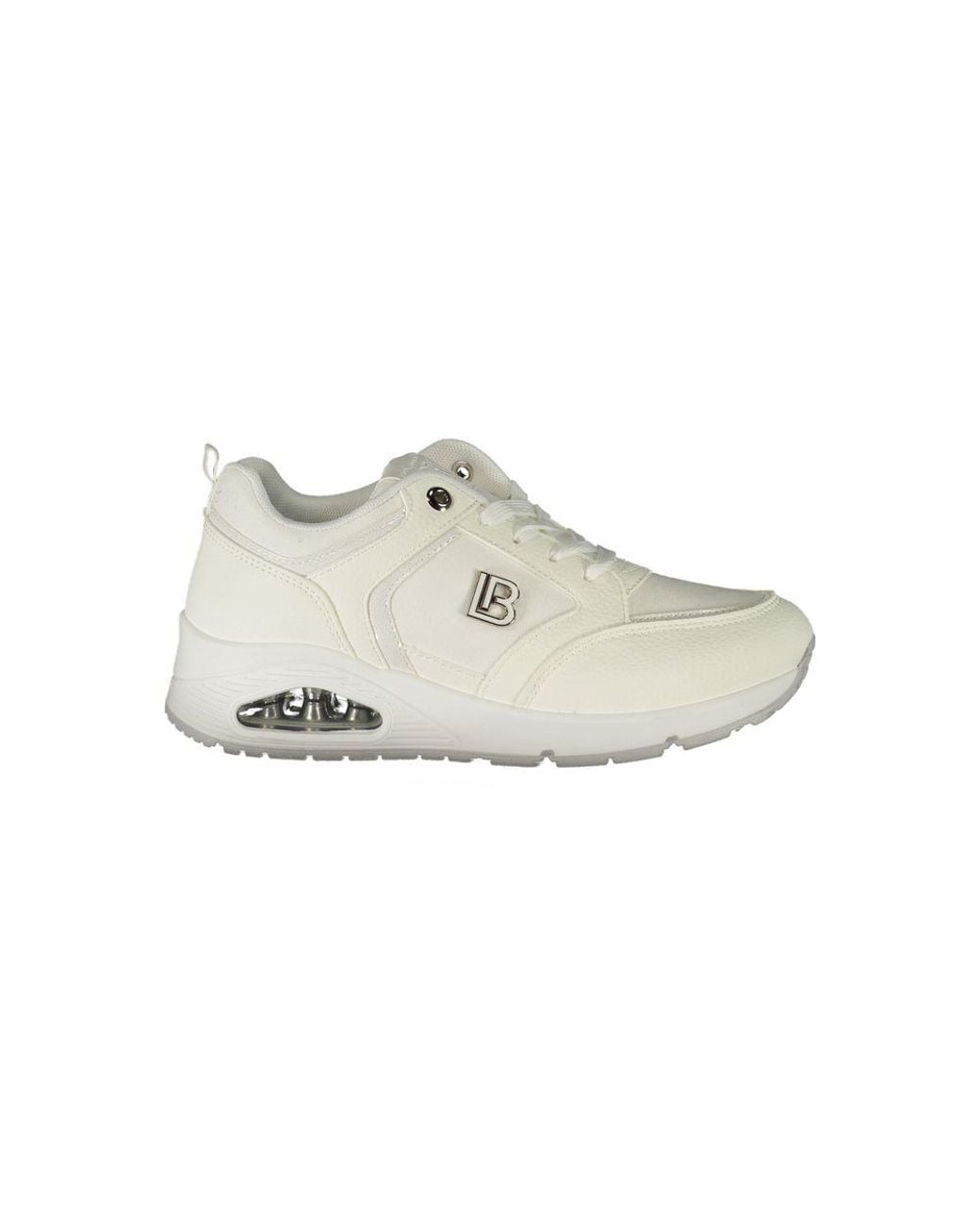 Laura Biagiotti White Bianco Polyurethane 's Sneaker