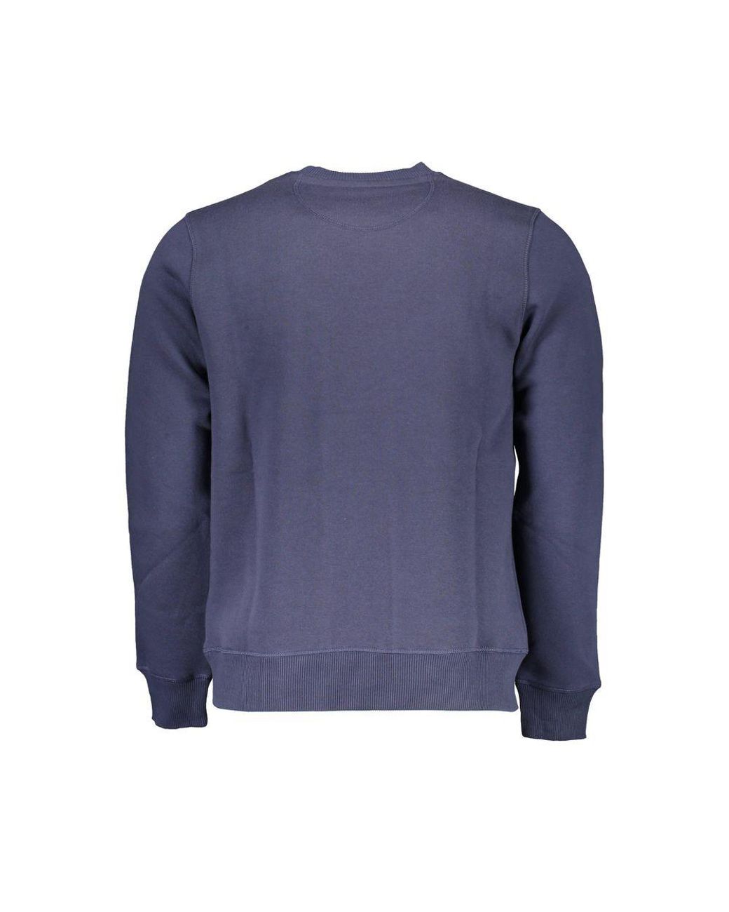 North Sails Blue Cotton Sweater for men