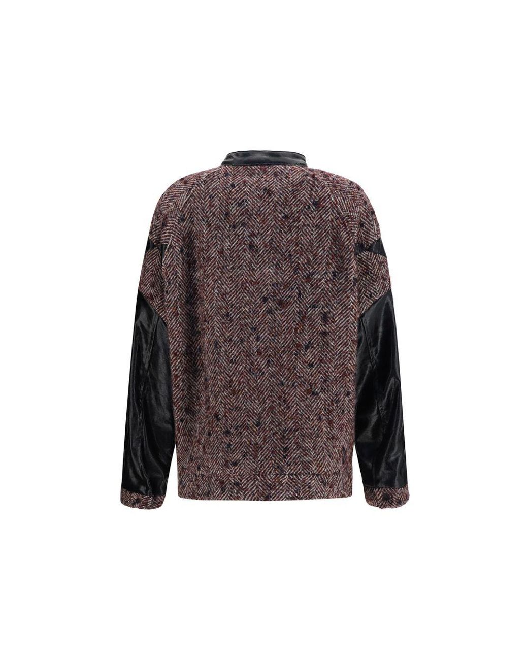 Kristina Ti Brown Wool Oves Aries Full-Length Jacket