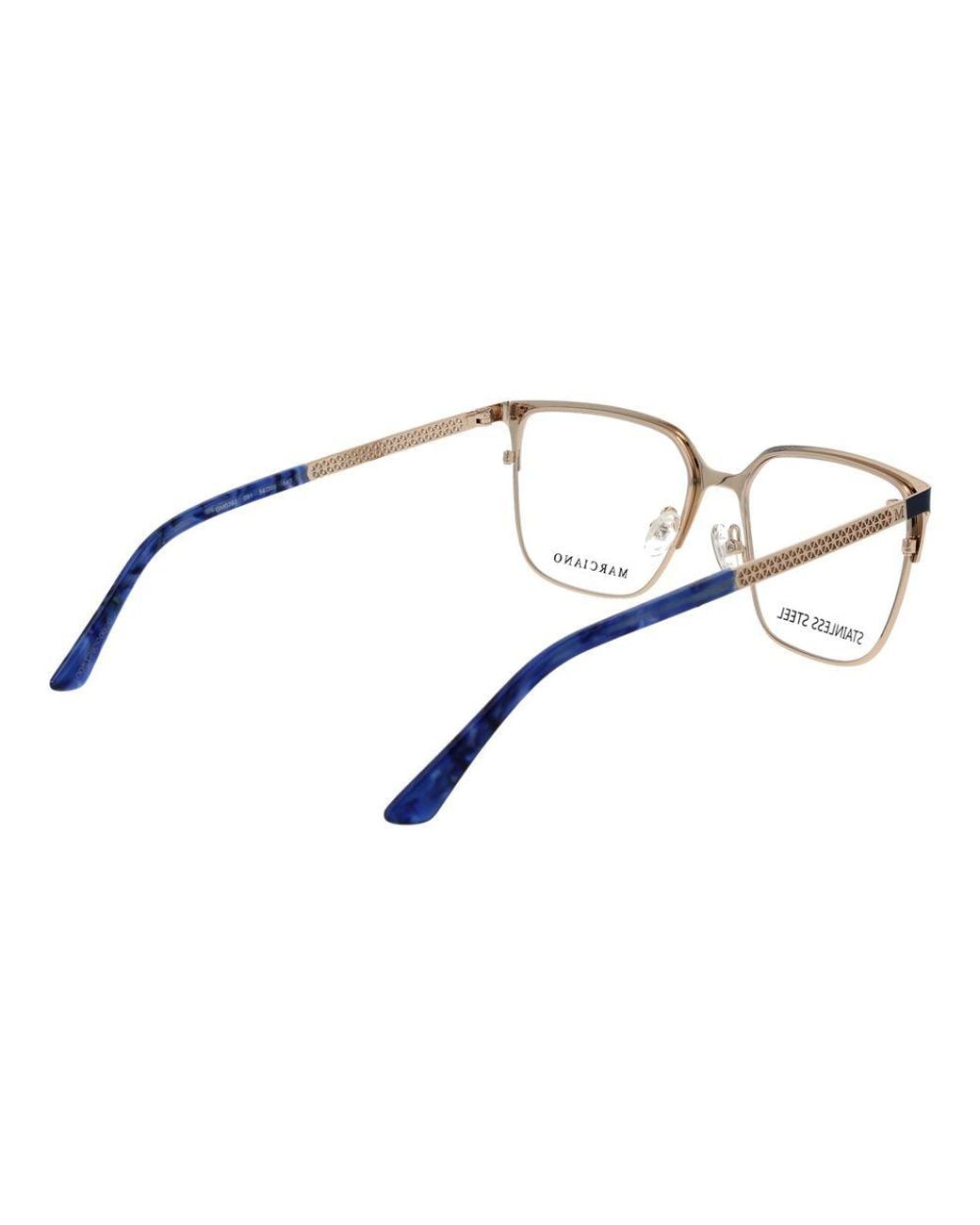 MARCIANO BY GUESS Blue Metal Glasses (frames)