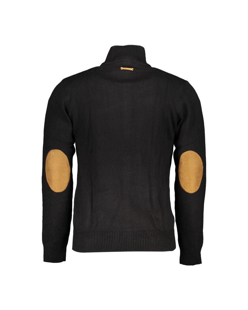 Gianmarco Venturi Black Cotton Men's Cardigan for men