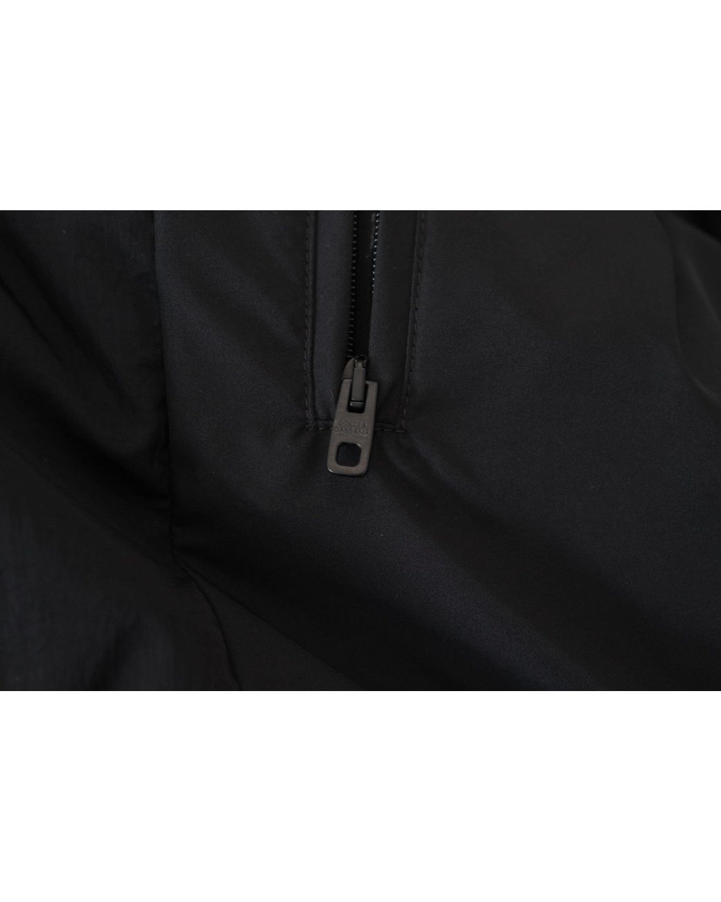 Dolce & Gabbana Black Sleeveless Dg Metal Embellishment Jacket for men