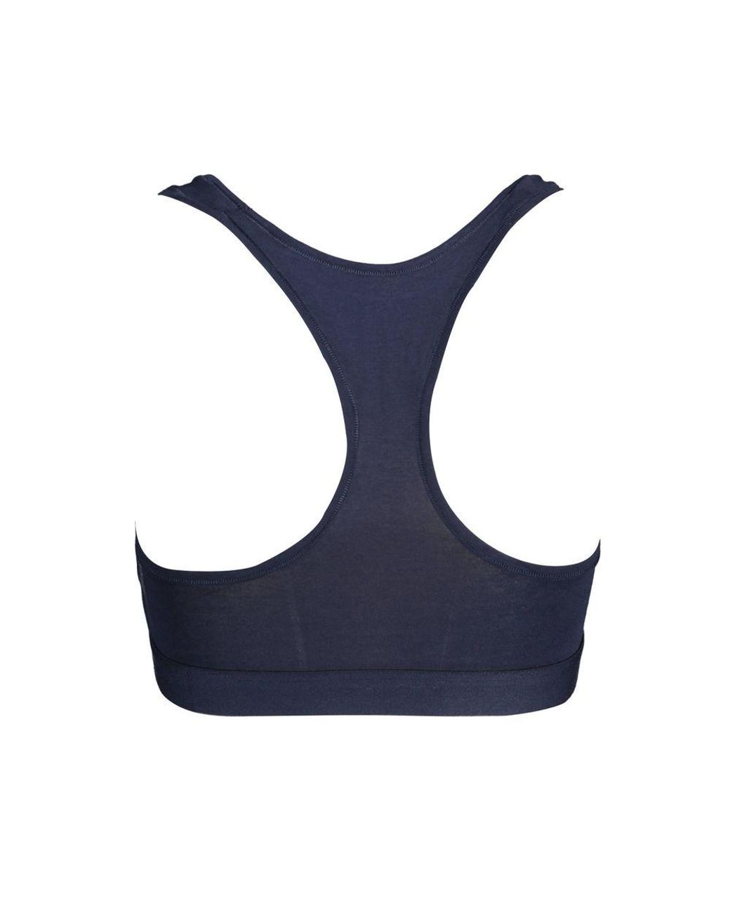 Tommy Hilfiger Blue Cotton Sports Bra