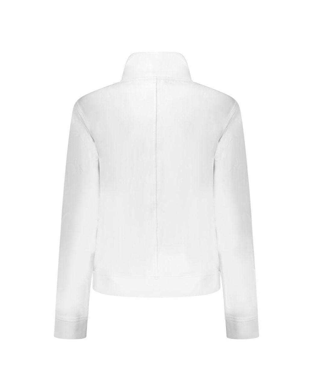 K-Way White Cotton Sweater - L