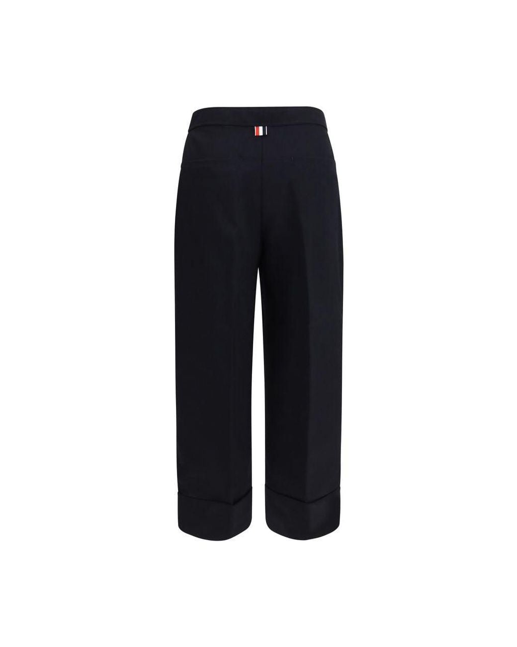 Thom Browne Black Blue Wool Oves Aries Pantsuit