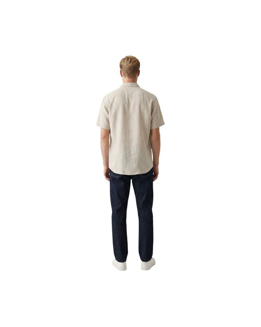 Gianni Lupo Gray Linen Shortsleeve Shirt for men